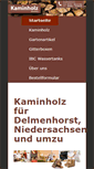 Mobile Screenshot of kaminholzgramberg.de